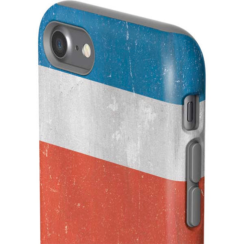 Costa Rican Flag Distressed iPhone SE (2nd & 3rd Gen) Pro Case